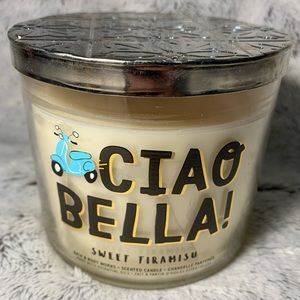 Sweet Tiramisu “Ciao Bella” 3-Wick Candle from Bath & Body Works (2019) BBW